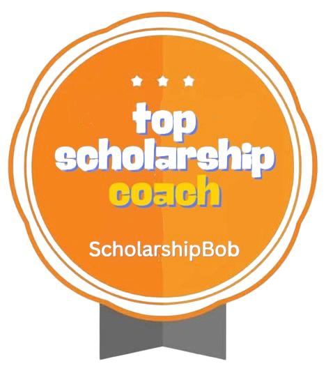 ScholarshipBob Badge for Top Scholarship Consultants to Follow in 2024 